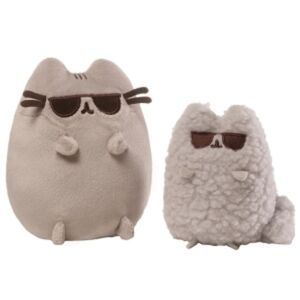 Pusheen and Stormy Sunglasses Plush Stuffed Animals, Collector Set of 2, Gray 😎